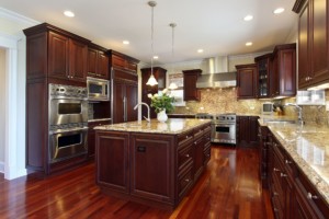 Residential Plumbing in a Traditional Kitchen with Granite Countertop