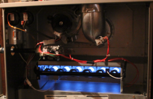 A Heating System in a Gas Furnace